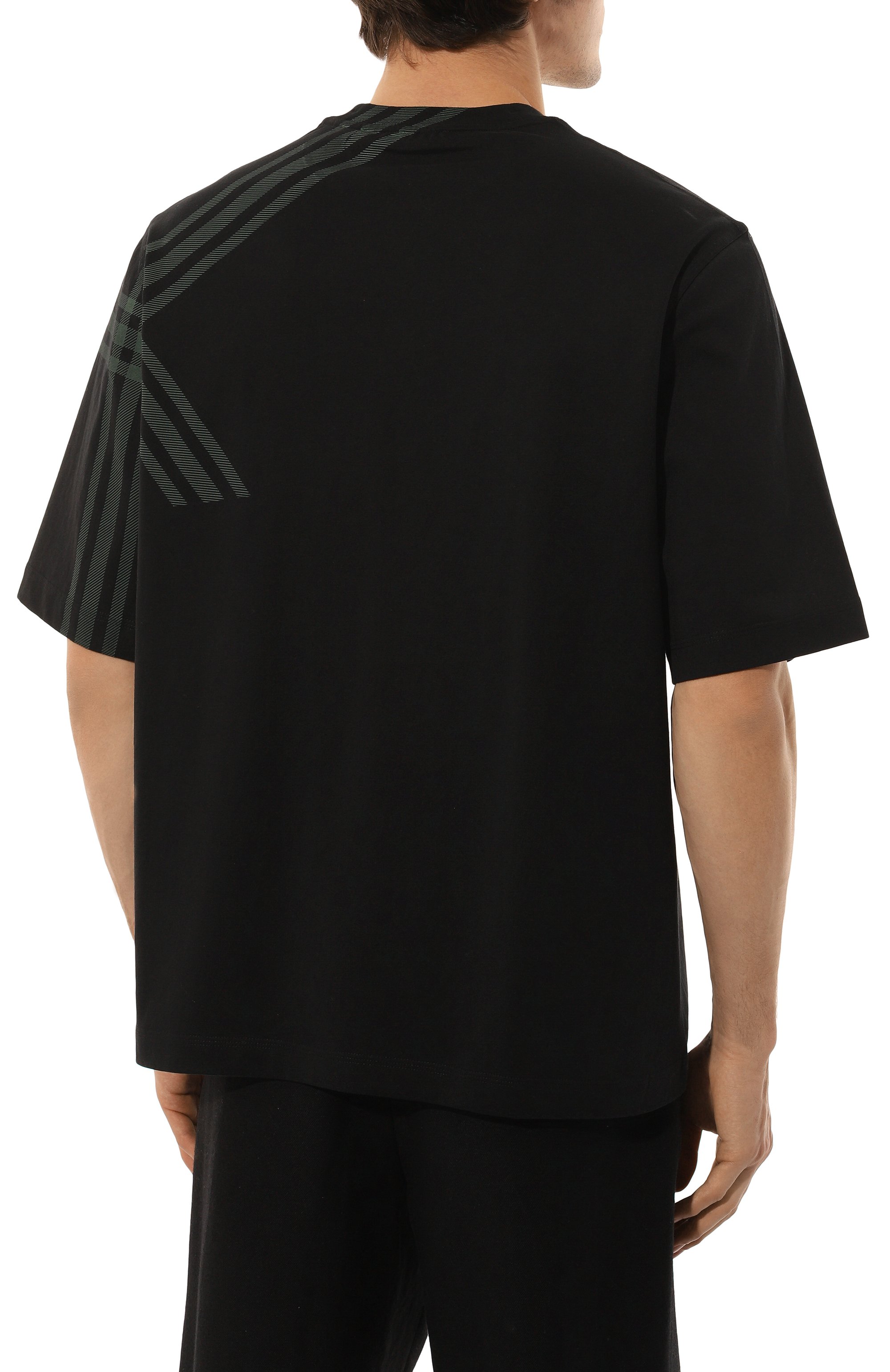 Хлопковая футболка BURBERRY, арт. 8084684, фото 4