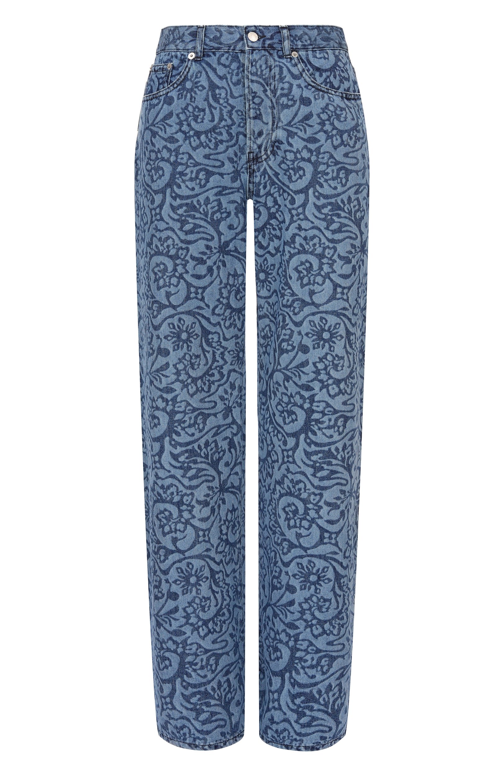Джинсы presta DRIES VAN NOTEN голубого цвета по цене 63700 руб., арт. 130910/4407, фото 1 Джинсы presta DRIES VAN NOTEN, арт. 130910/4407, фото 1