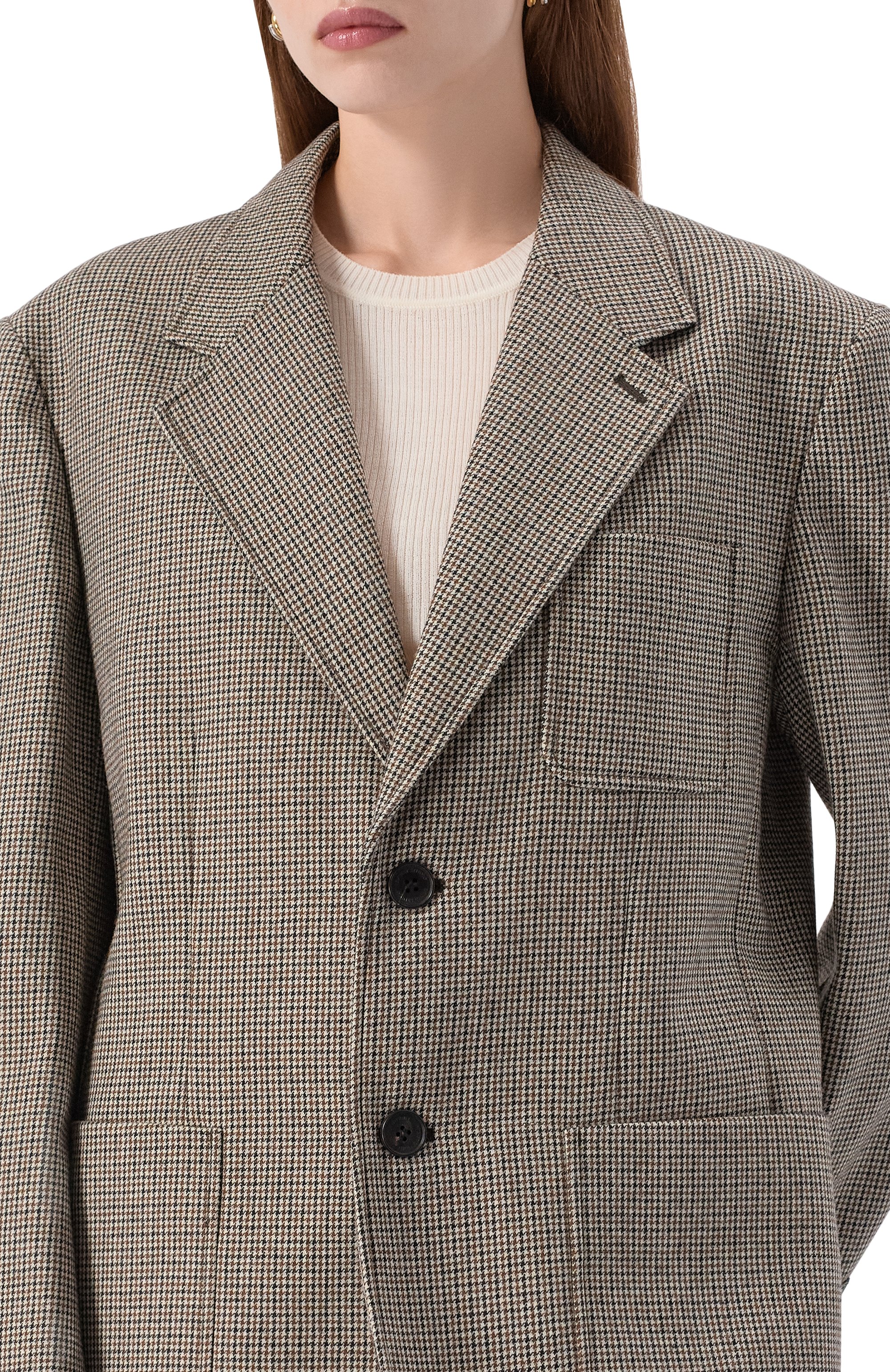 Жакет DUNST коричневого цвета по цене 35500 руб., арт. UDJA5C104W2, фото 5 Жакет DUNST, арт. UDJA5C104W2, фото 5