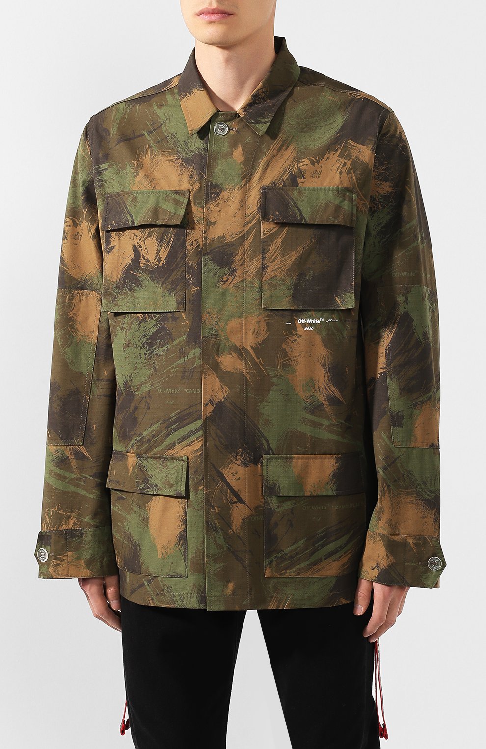 Хлопковая куртка OFF-WHITE, арт. 0MEL007E19A660189901, фото 3