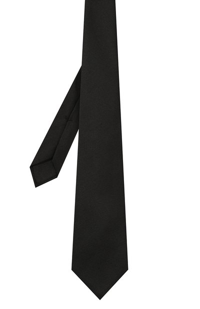 Шелковый галстук KITON черного цвета по цене 39950 руб., арт. UCRVKLC03A14, фото 3 Шелковый галстук KITON, арт. UCRVKLC03A14, фото 3