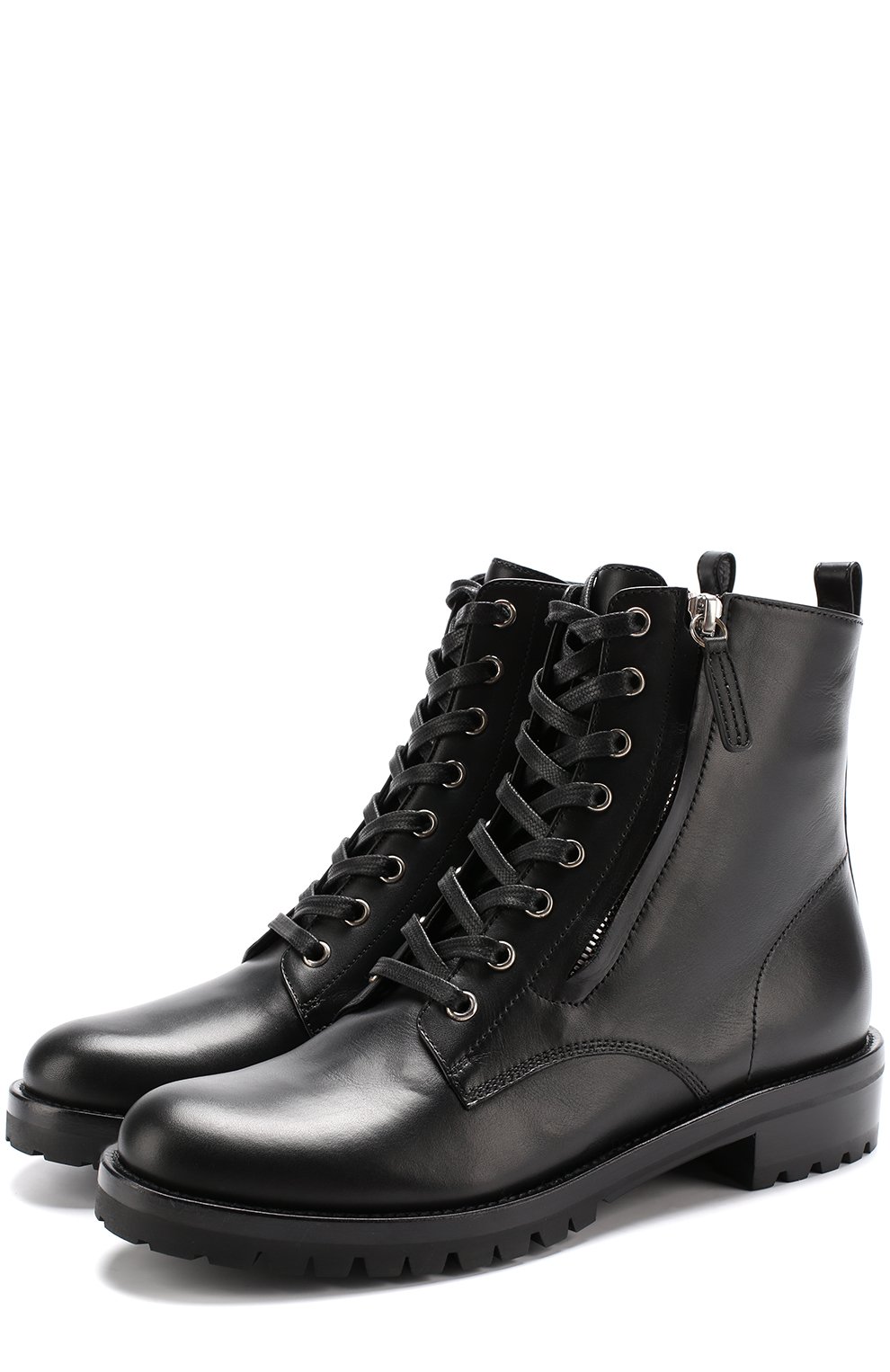 Кожаные ботинки на шнуровке GIANVITO ROSSI, арт. G70695.20CU0.VIP, фото 1