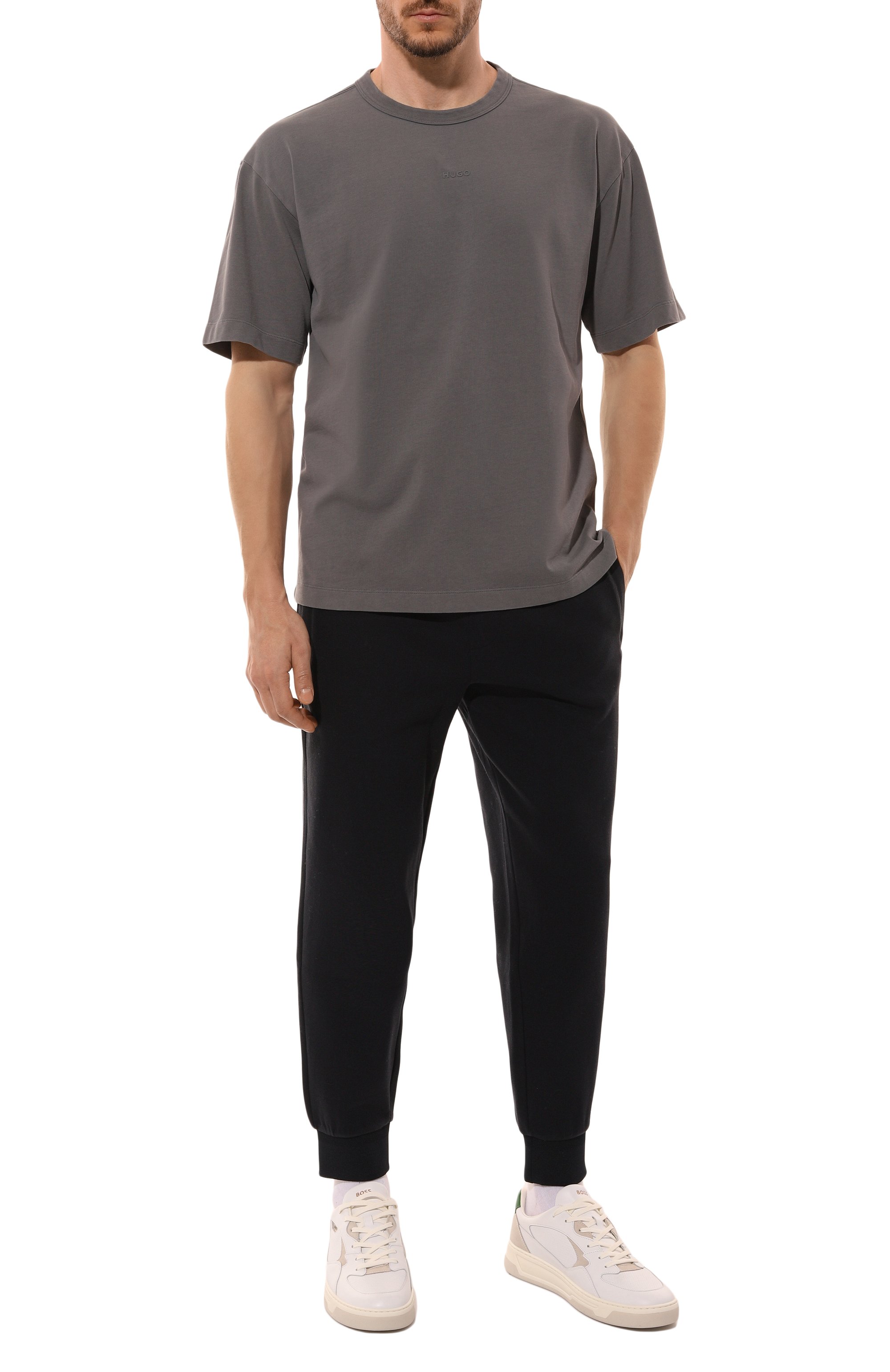 Хлопковая футболка HUGO, арт. 50531739, фото 2