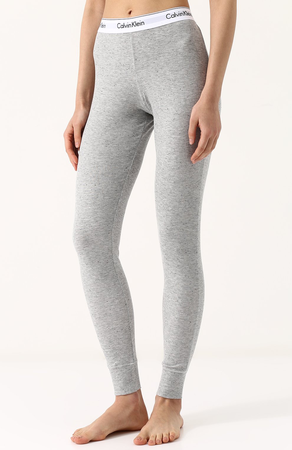 Брюк�и из вискозы с логотипом бренда CALVIN KLEIN, арт. QS5876E, фото 3