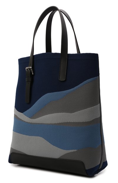 Текстильная сумка-шопер GIORGIO ARMANI синего цвета по цене 182000 руб., арт. Y2N146/YRE3J, фото 4 Текстильная сумка-шопер GIORGIO ARMANI, арт. Y2N146/YRE3J, фото 4