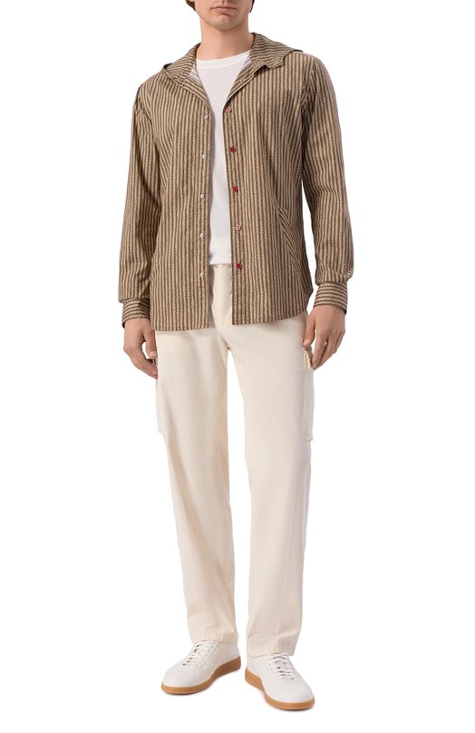 Хлопковая футболка Kiton UMK0827 Белый  UMK0827 Фото 2