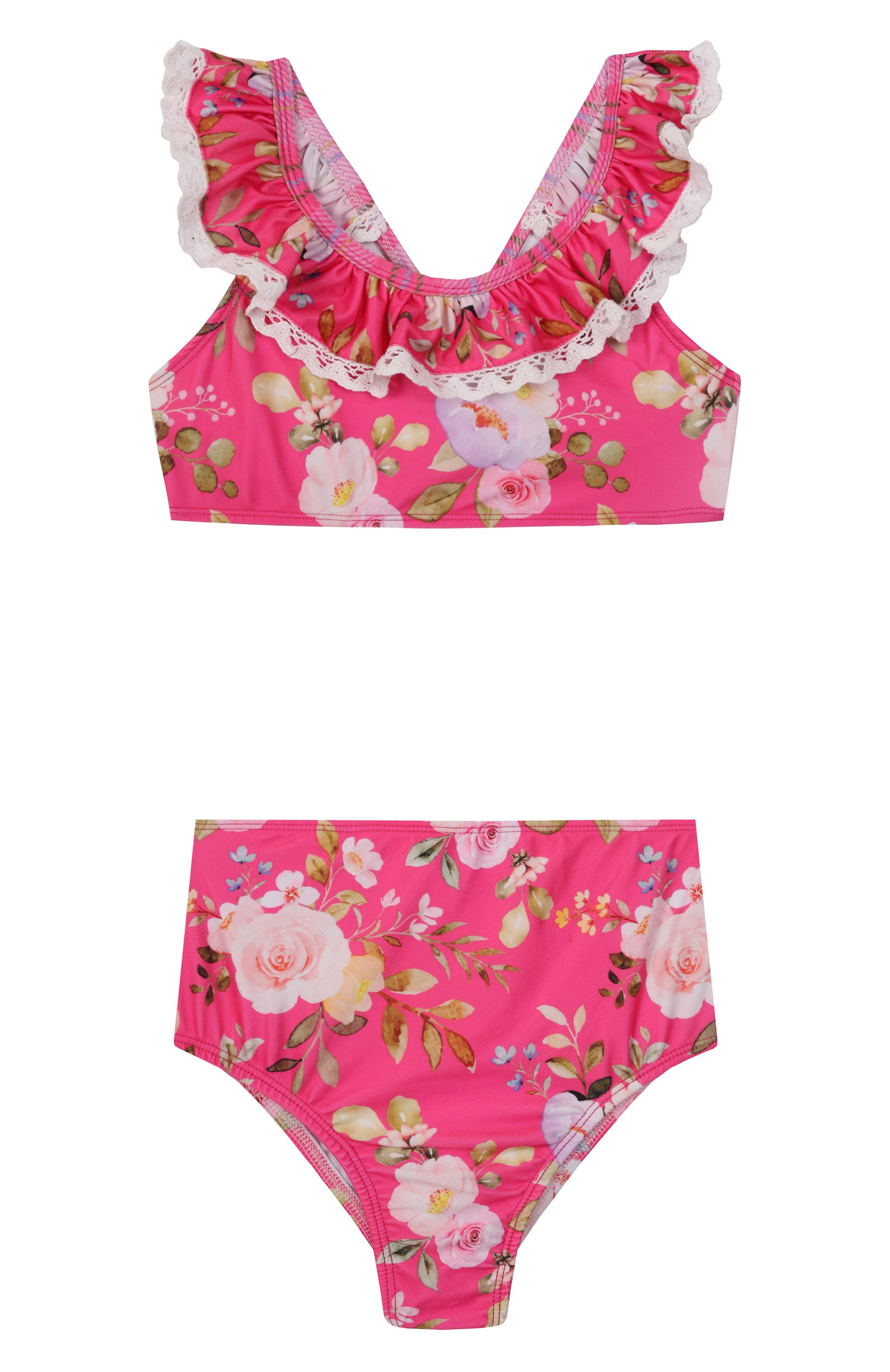 Раздельный купальник OLGA VALENTINE розового цвета по цене 8995 руб., арт. 418/1A-10A, фото 1 Раздельный купальник OLGA VALENTINE, арт. 418/1A-10A, фото 1