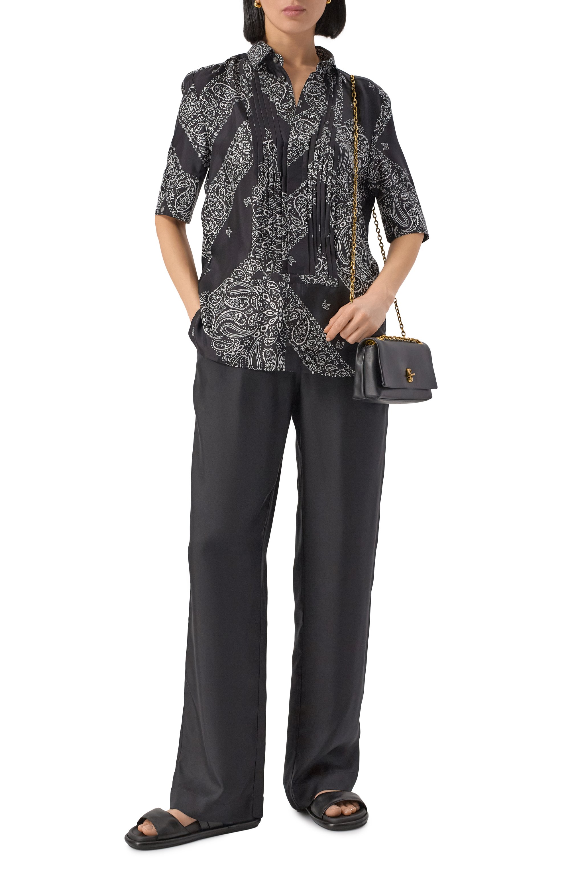 Кожаные шлепанцы SANTONI, арт. WHXG71510G0MTZZF, фото 2