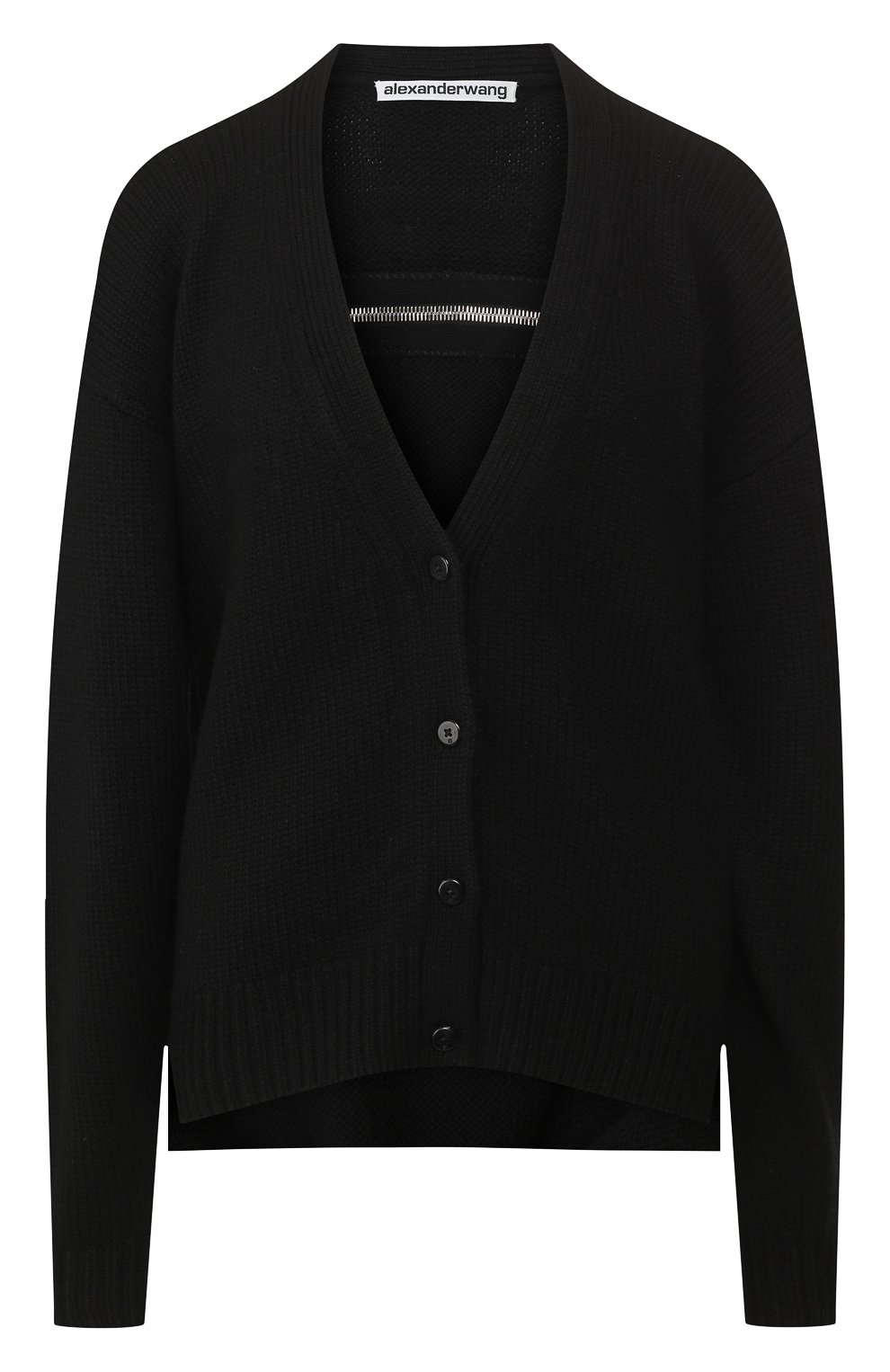 Шерстяной кардиган ALEXANDER WANG черного цвета по цене 74450 руб., арт. 1KC1203108, фото 1 Шерстяной кардиган ALEXANDER WANG, арт. 1KC1203108, фото 1