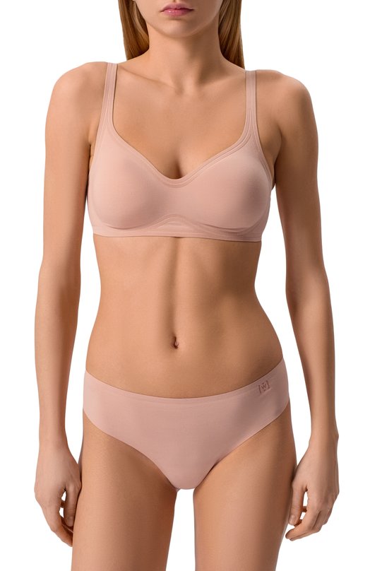 Хлопковый бра-топ Wolford 4W1020 Розовый  4W1020 Фото 2