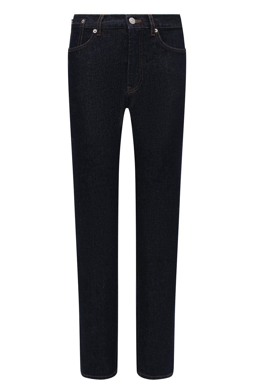 Джинсы DRIES VAN NOTEN синего цвета по цене 23750 руб., арт. 202-12404-1385, фото 1 Джинсы DRIES VAN NOTEN, арт. 202-12404-1385, фото 1