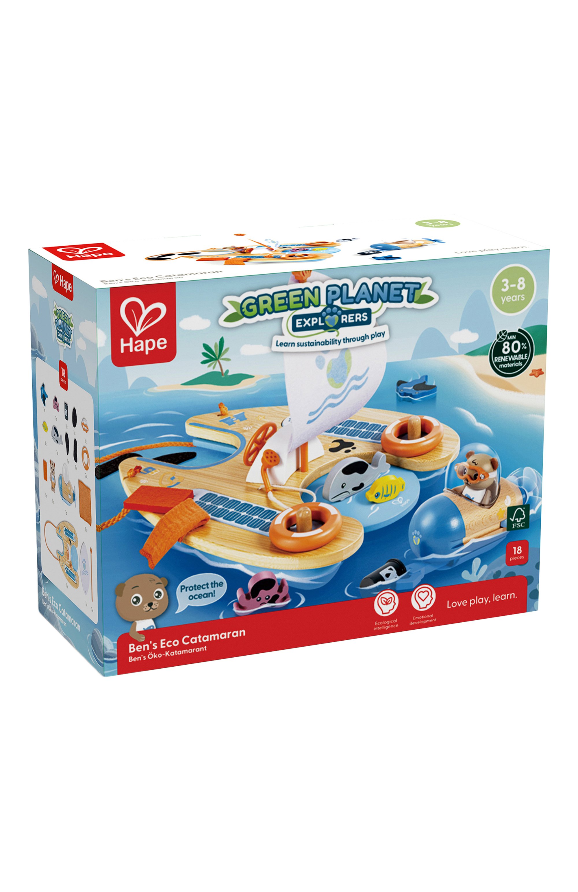 Игровой набор служба спасения HAPE разноцветного цвета по цене 8680 руб., арт. E3427_HP, фото 1 Игровой набор служба спасения HAPE, арт. E3427_HP, фото 1