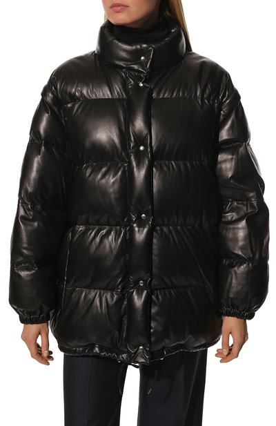 Кожаный пуховик PRADA, арт. 58A041-08P-F0002, фото 3