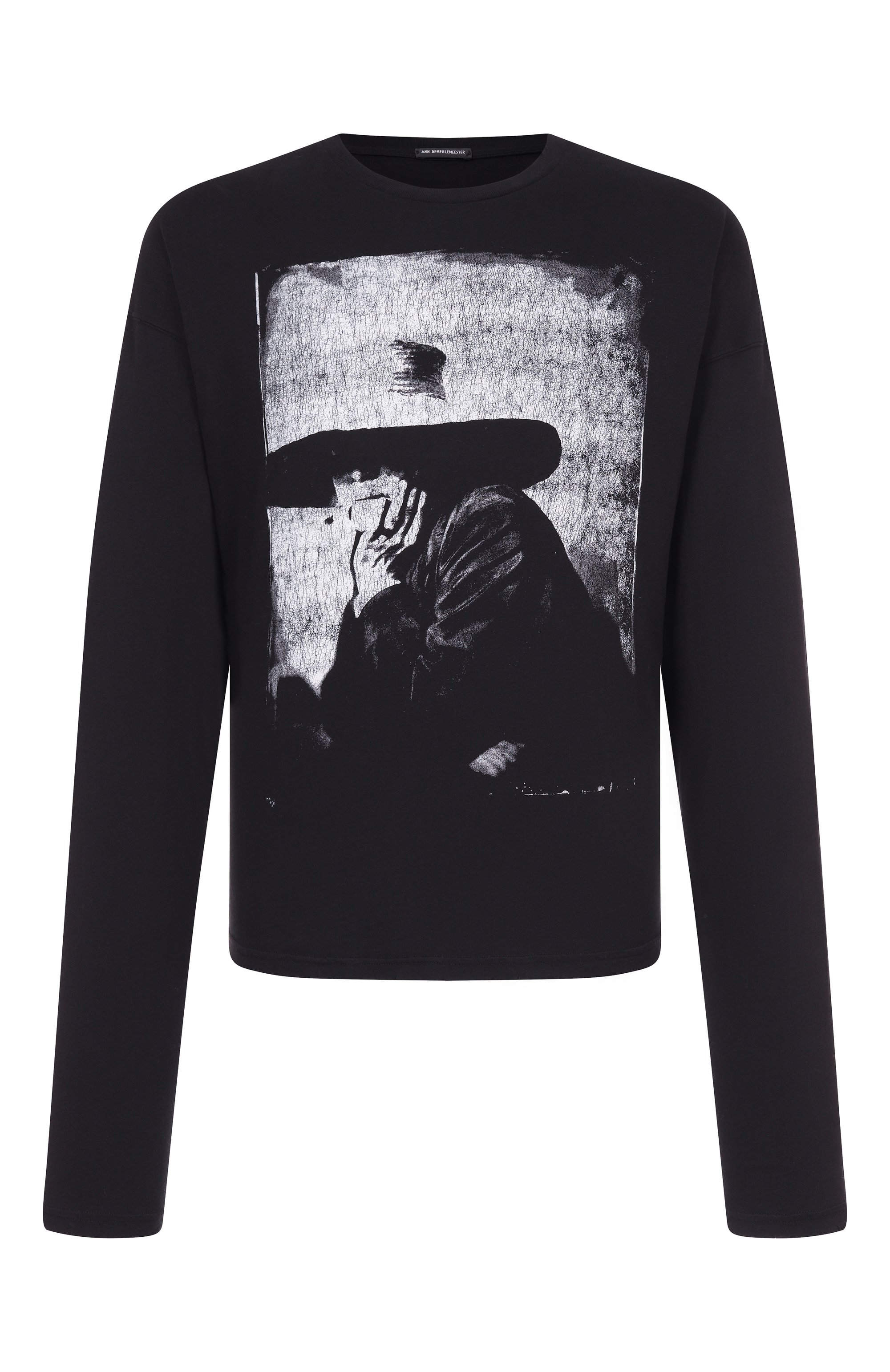 Хлопковый лонгслив ANN DEMEULEMEESTER, арт. B0013491/FA637, фото 1