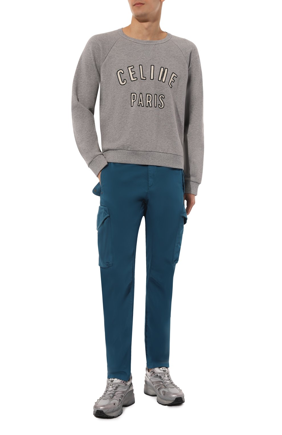 Хлопковый свитшот CELINE, арт. 2Y28D/670Q, фото 2
