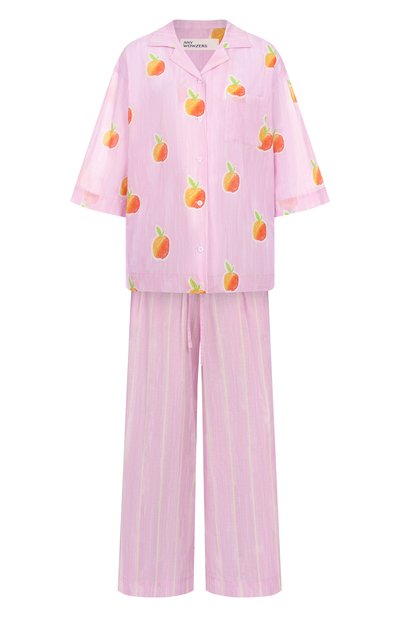 Женская хлопковая пижама ANY WOWZERS, арт. WCROP02P-APP-PINK