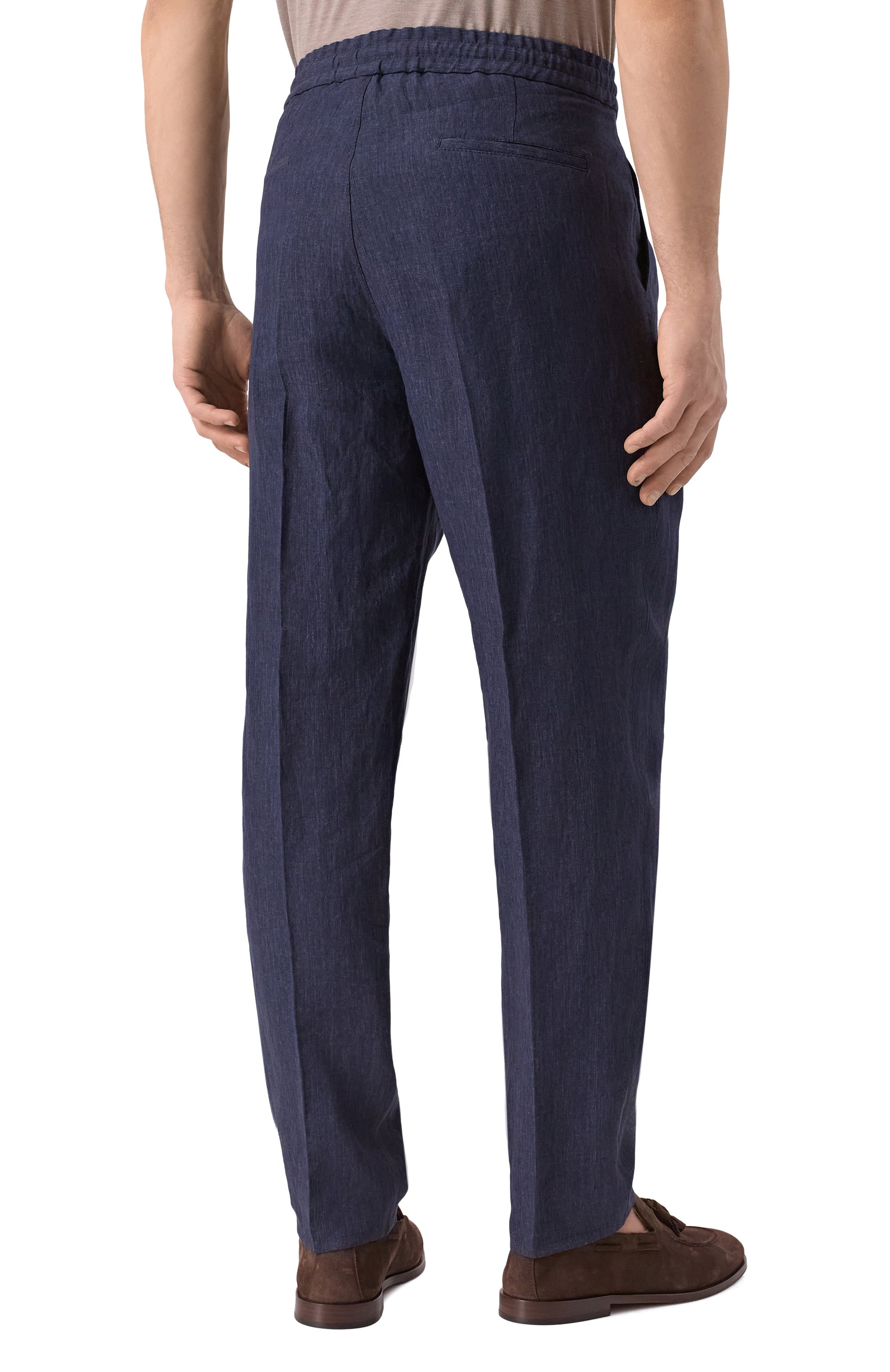 Льняные брюки BRUNELLO CUCINELLI, арт. MH248E1710, фото 4