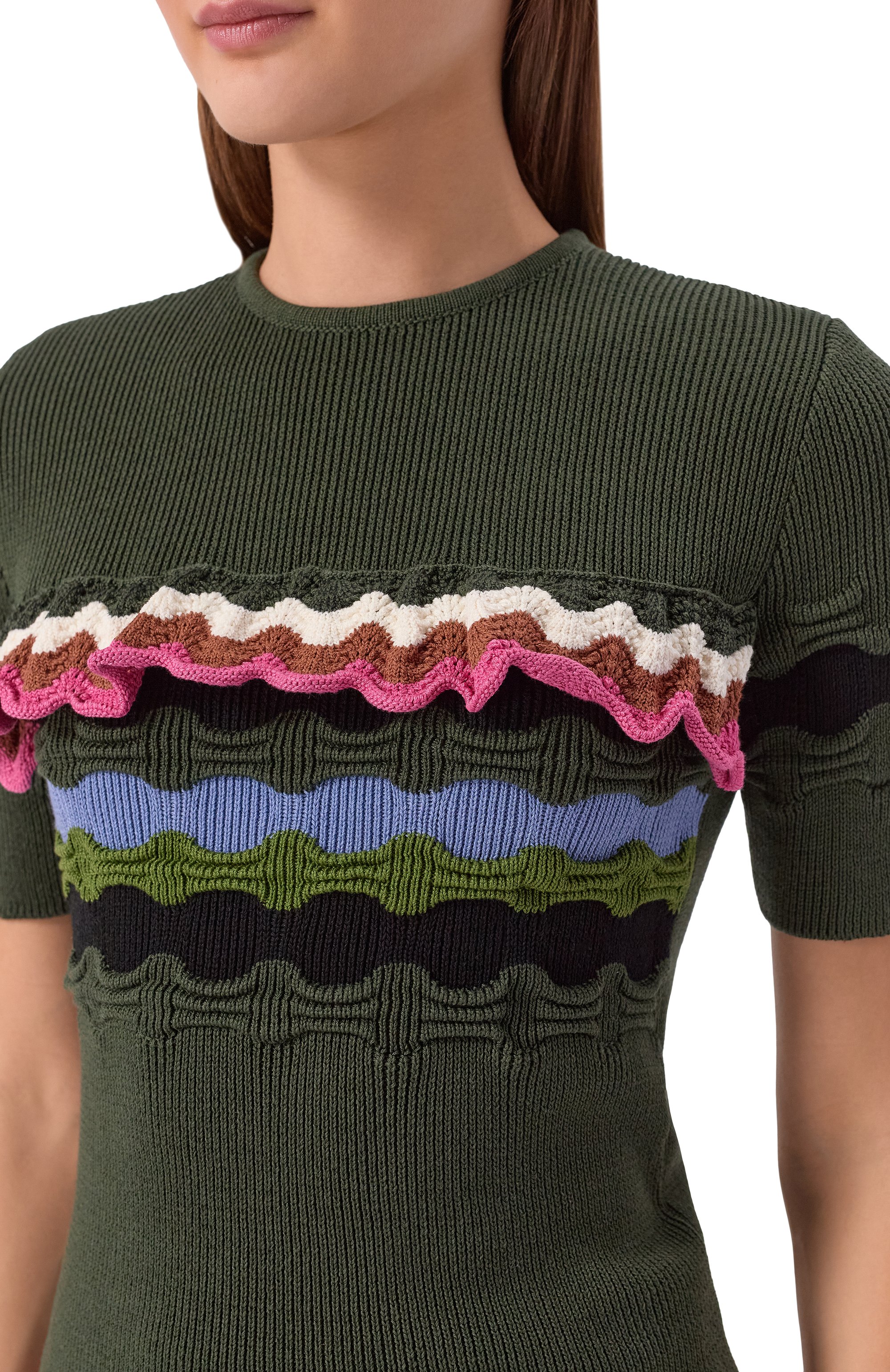 Хлопковый пуловер MARNI, арт. GCMD0640Q0/UFCC21, фото 5