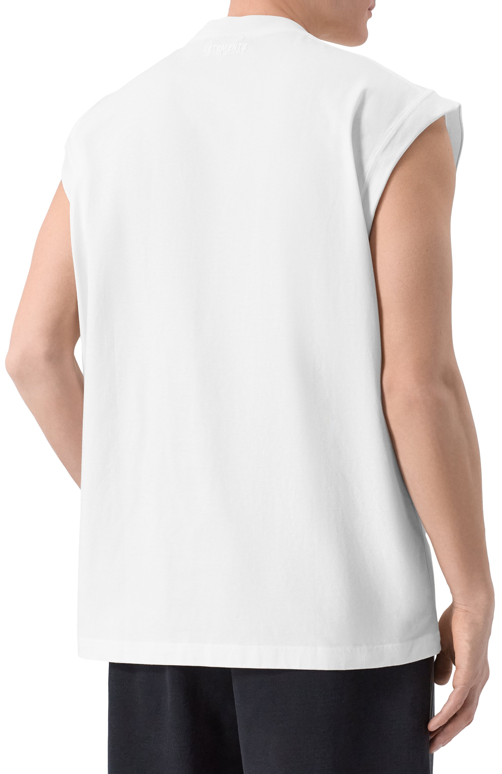 Хлопковая футболка VETEMENTS, арт. ME76TR175W/1200 LIGHT JERSEY, фото 5
