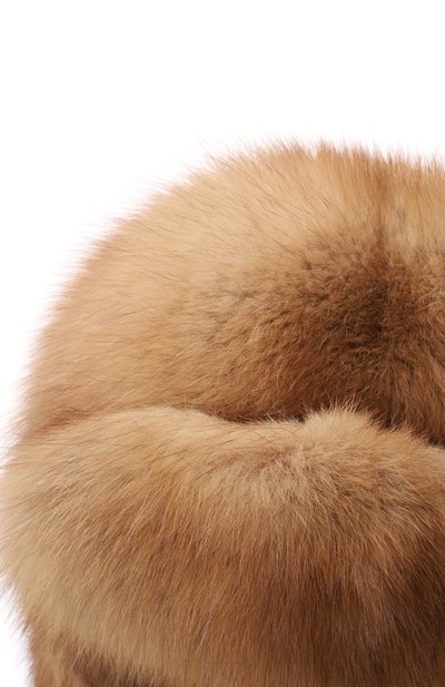 Меховая шапка-ушанка мари из соболя FURLAND коричневого цвета по цене 630000 руб., арт. 0098001910047300022, фото 3 Меховая шапка-ушанка мари из соболя FURLAND, арт. 0098001910047300022, фото 3