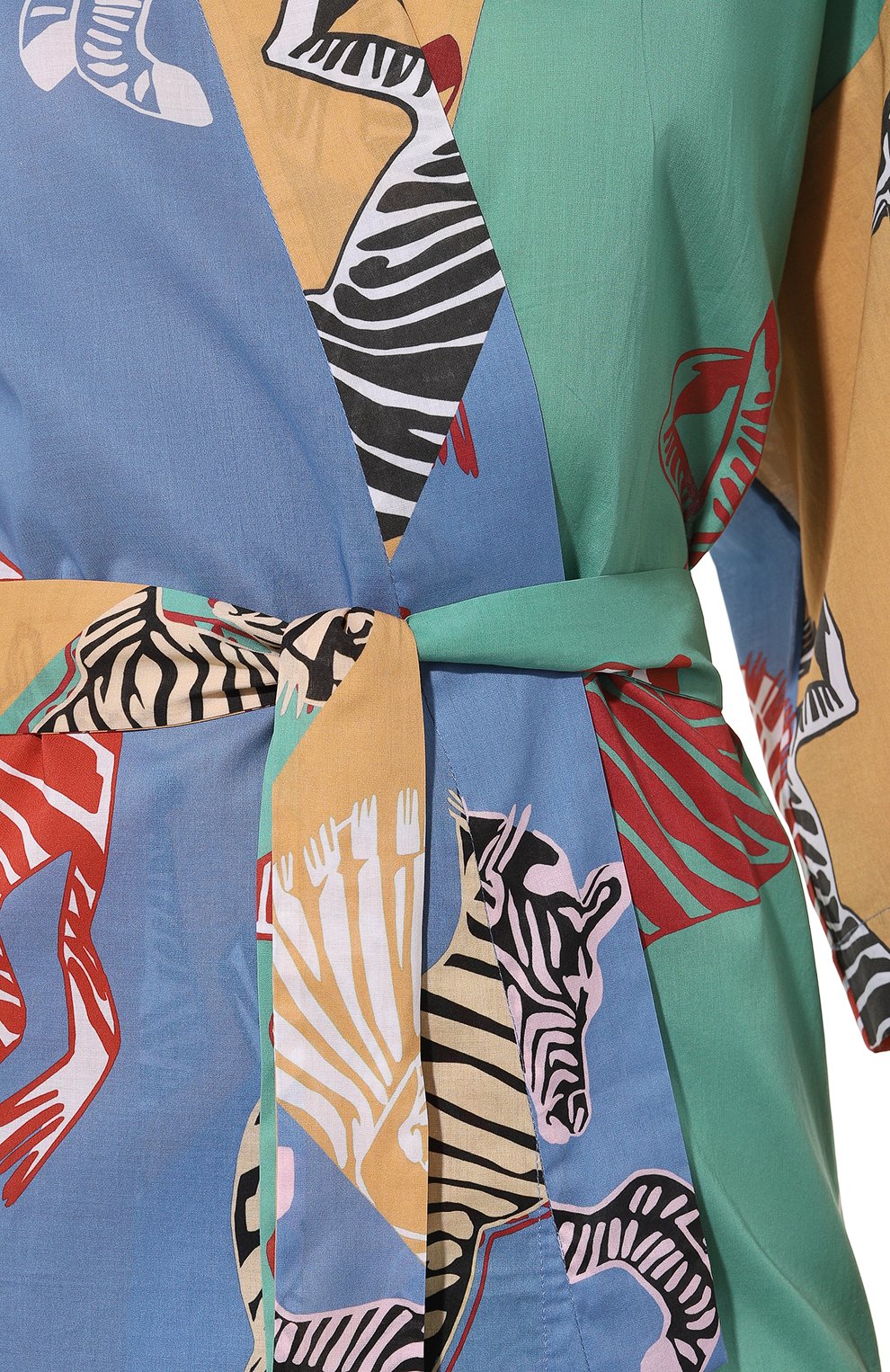 Хлопковый халат ANY WOWZERS разноцветного цвета по цене 18000 руб., арт. ROBE01-MAXI-BRM, фото 5 Хлопковый халат ANY WOWZERS, арт. ROBE01-MAXI-BRM, фото 5