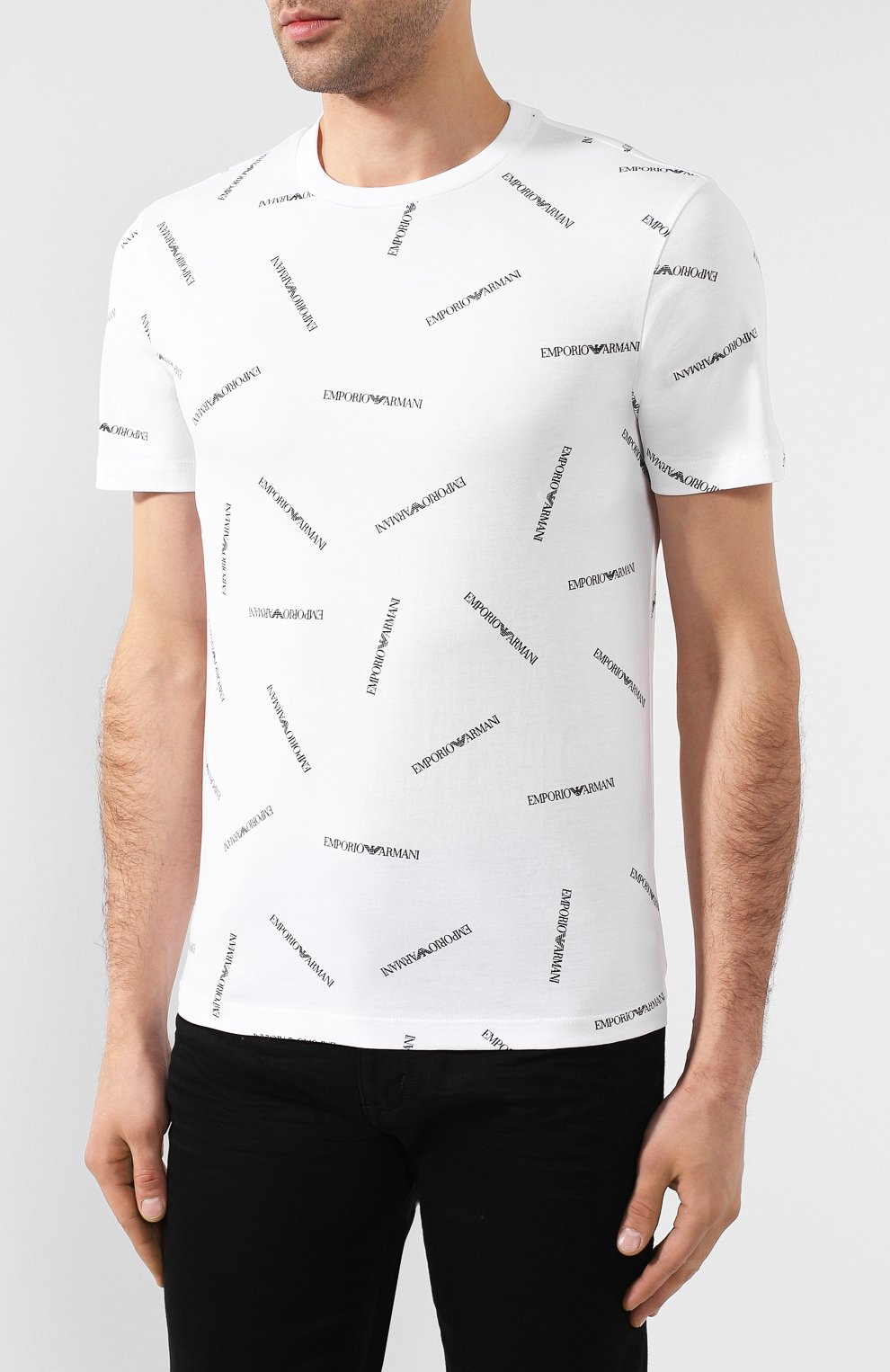 Хлопковая футболка EMPORIO ARMANI, арт. 3H1TD7/1J30Z, фото 3