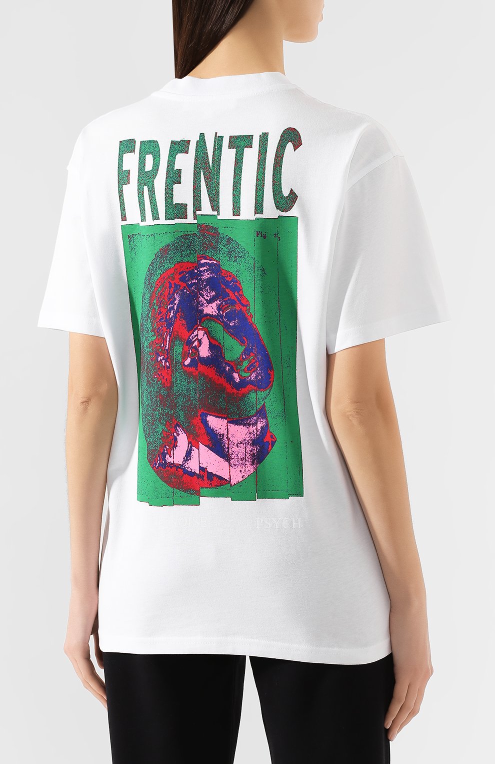 Хлопковая футболка MCQ SWALLOW, арт. 583305/R0T10, фото 4