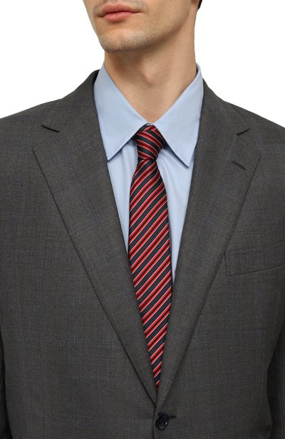 Галстук из шелка и хлопка GIORGIO ARMANI, арт. 360054/3F941, фото 2