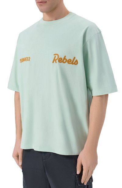 Хлопковая футболка DSQUARED2, арт. S74GD1542/D20108, фото 3