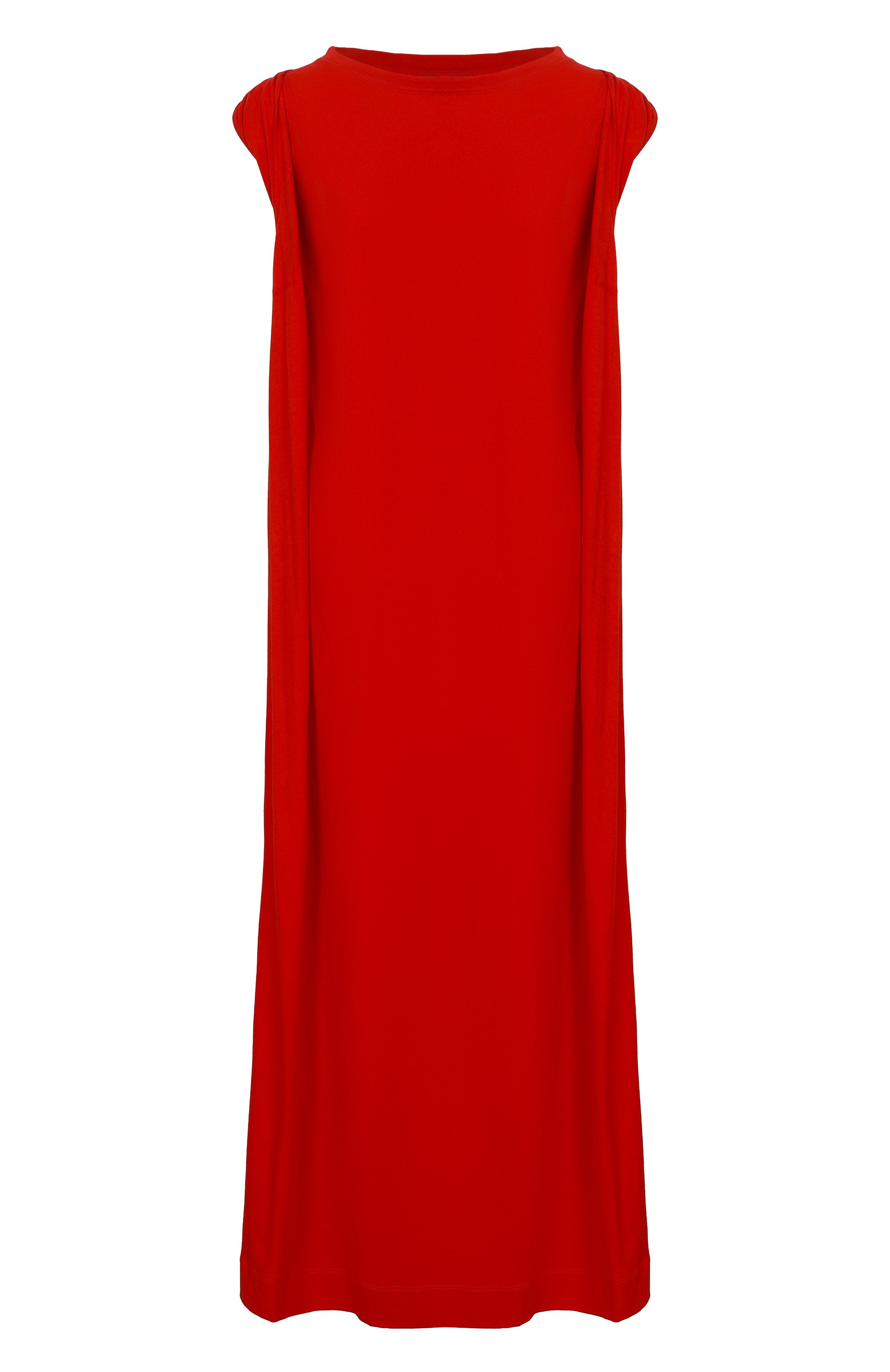 Хлопковое платье DRIES VAN NOTEN красного цвета по цене 61800 руб., арт. 011131/3606, фото 1 Хлопковое платье DRIES VAN NOTEN, арт. 011131/3606, фото 1