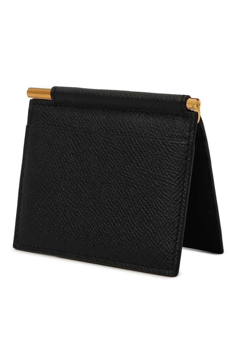 Мужской кожаный зажим для купюр TOM FORD черного цвета, арт. YM340/LCL081G | Фото 2 (Нос: Не проставлено; Материал: Натуральная кожа; Материал сплава: Проставлено)