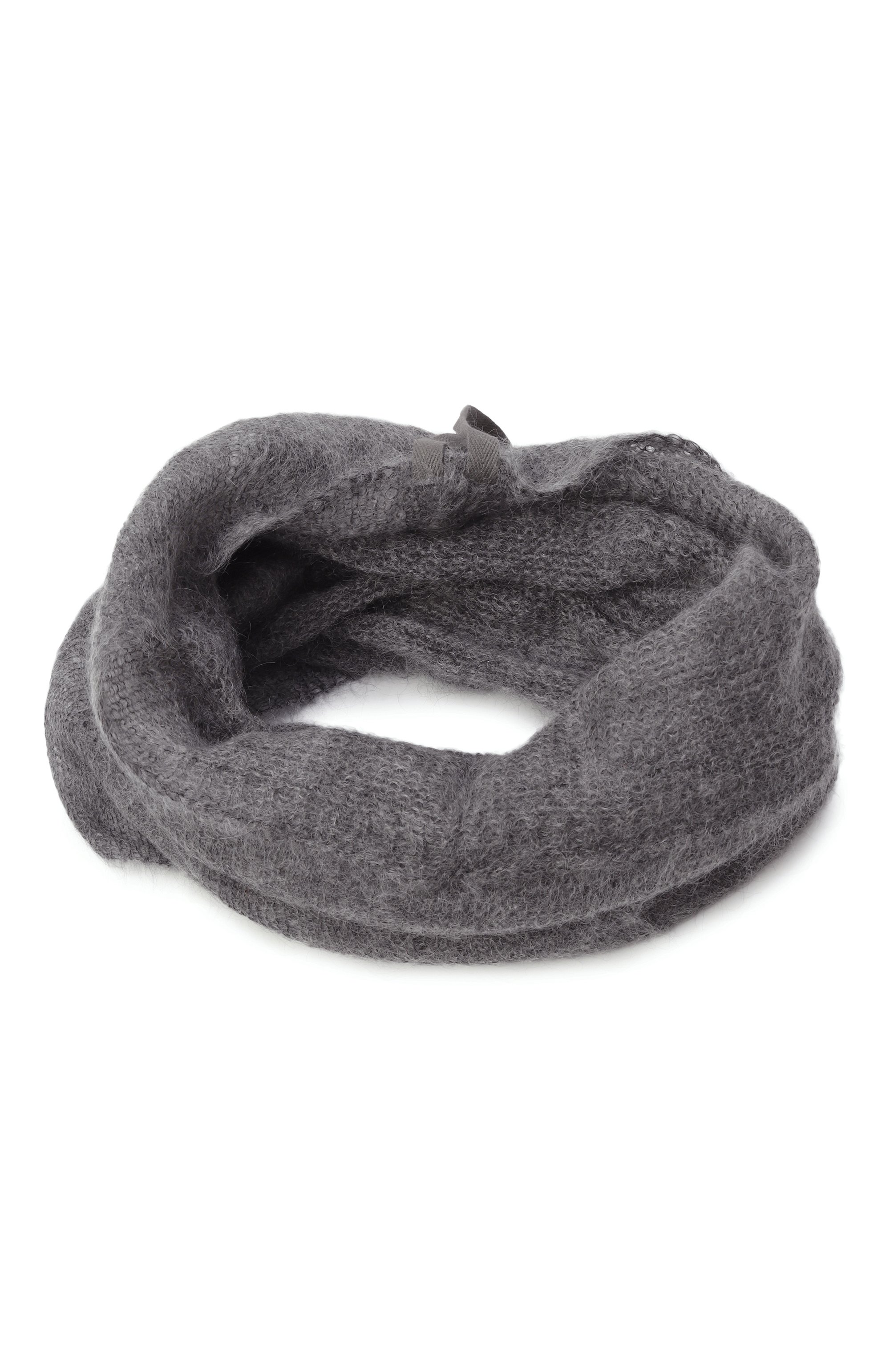 Шарф-снуд из мохера и шелка ANN DEMEULEMEESTER, арт. B0013197/KN069, фото 1