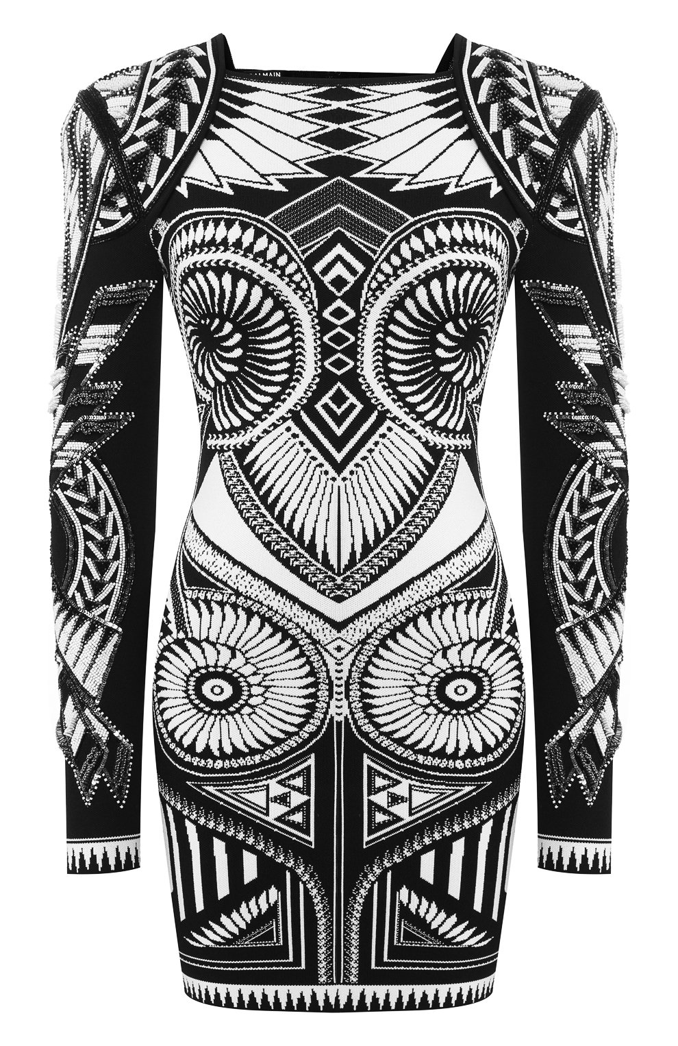 Платье из вискозы BALMAIN, арт. TF16257/K002, фото 1