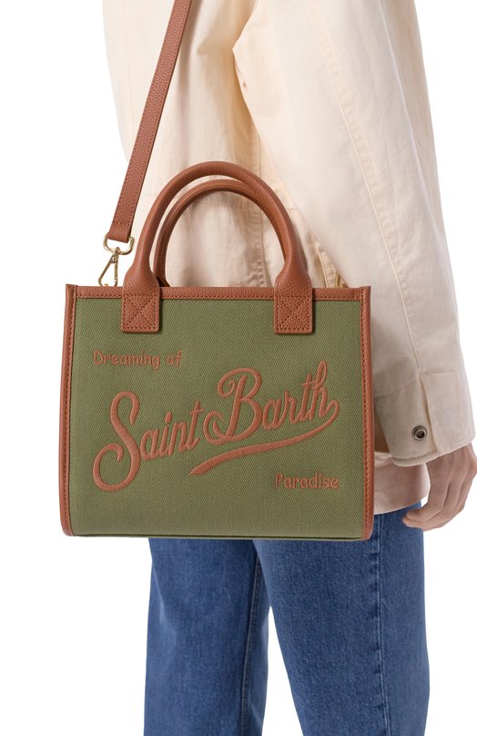 Сумка Vanity medium MC2 Saint Barth VANMD001-01794L/VANITY BAG MIDI Хаки  VANMD001-01794L/VANITY BAG MIDI Фото 2