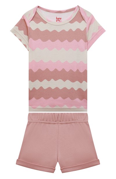 Комплект из футболки и шорт water pink TONY TOTS, арт. SS001WP, фото 1