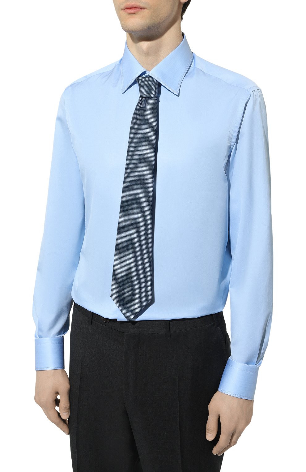 Хлопковая сорочка ZILLI, арт. MFZ-10715-0326/0001, фото 3