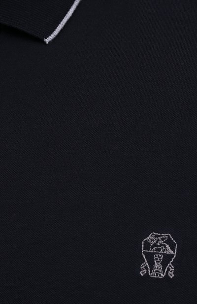 Хлопковое поло BRUNELLO CUCINELLI, арт. M0T739769W, фото 5