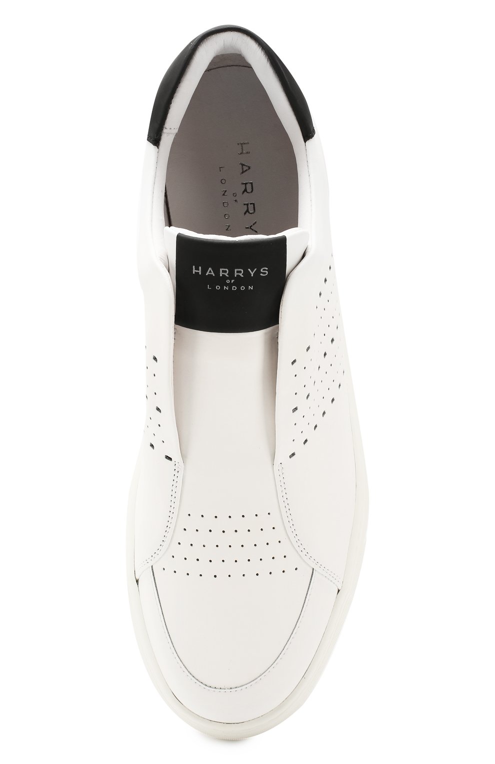 Кожаные кеды HARRYS OF LONDON белого цвета по цене 42250 руб., арт. TRACK TECH LEATHER, фото 5 Кожаные кеды HARRYS OF LONDON, арт. TRACK TECH LEATHER, фото 5