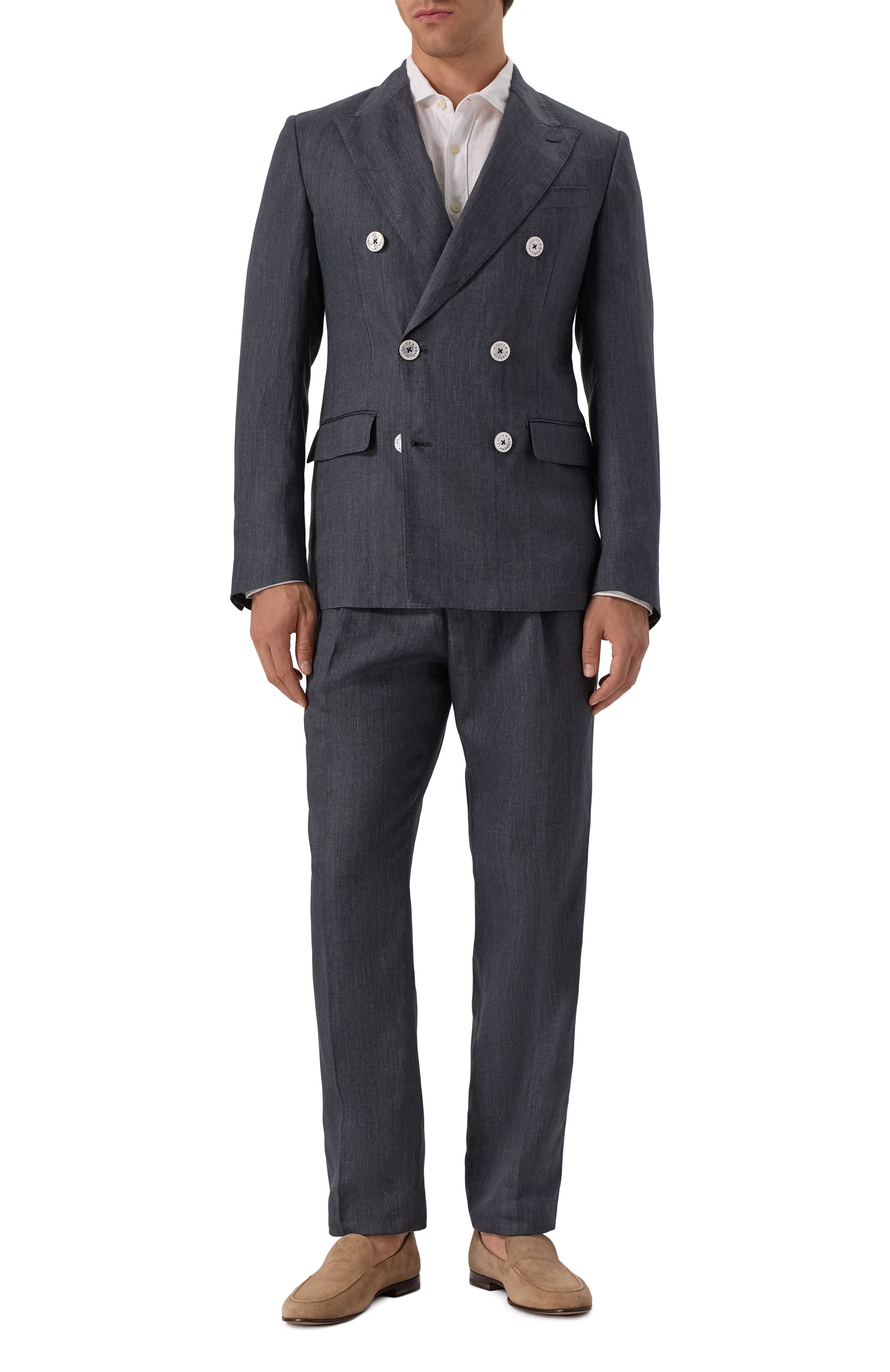 Замшевые лоферы dg classic DOLCE & GABBANA бежевого цвета по цене 89950 руб., арт. A50716/AT441, фото 2 Замшевые лоферы dg classic DOLCE & GABBANA, арт. A50716/AT441, фото 2