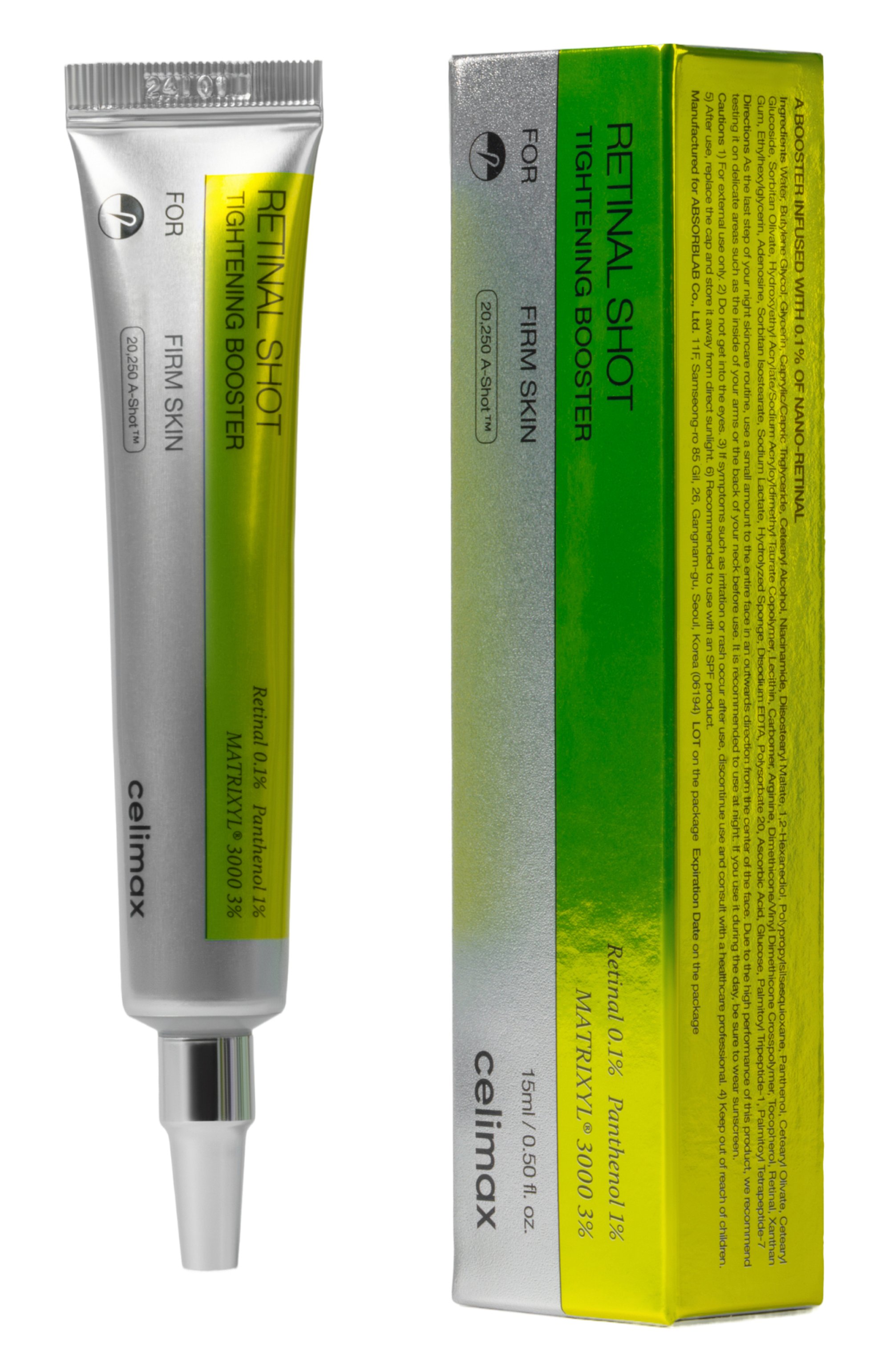 Крем-бустер the vita-a retinol shot tightening booster (15ml) CELIMAX, арт. 8809700320812, фото 3