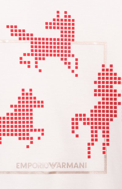 Футболка из лиоцелла и хлопка EMPORIO ARMANI, арт. EB000911/AF10127, фото 3