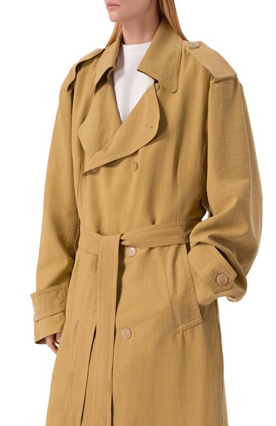 Тренч PETAR PETROV бежевого цвета по цене 206500 руб., арт. S26TM1, фото 5 Тренч PETAR PETROV, арт. S26TM1, фото 5