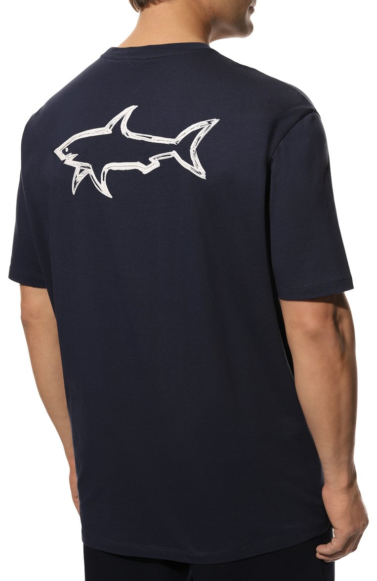 Хлопковая футболка PAUL&SHARK, арт. 22411130/3XL-6XL, фото 4