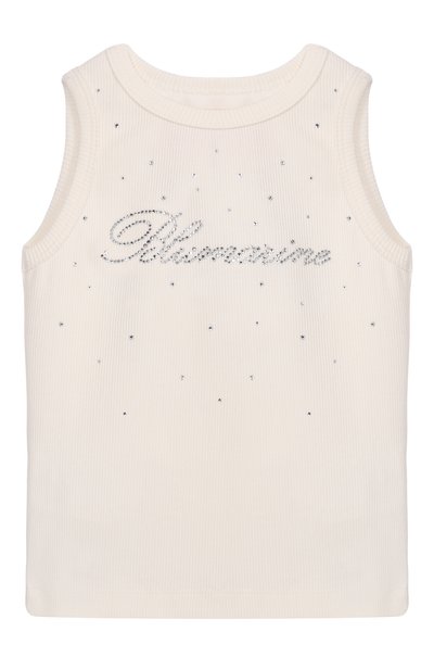 Хлопковая майка BLUMARINE, арт. BFTS0260/CS029_001