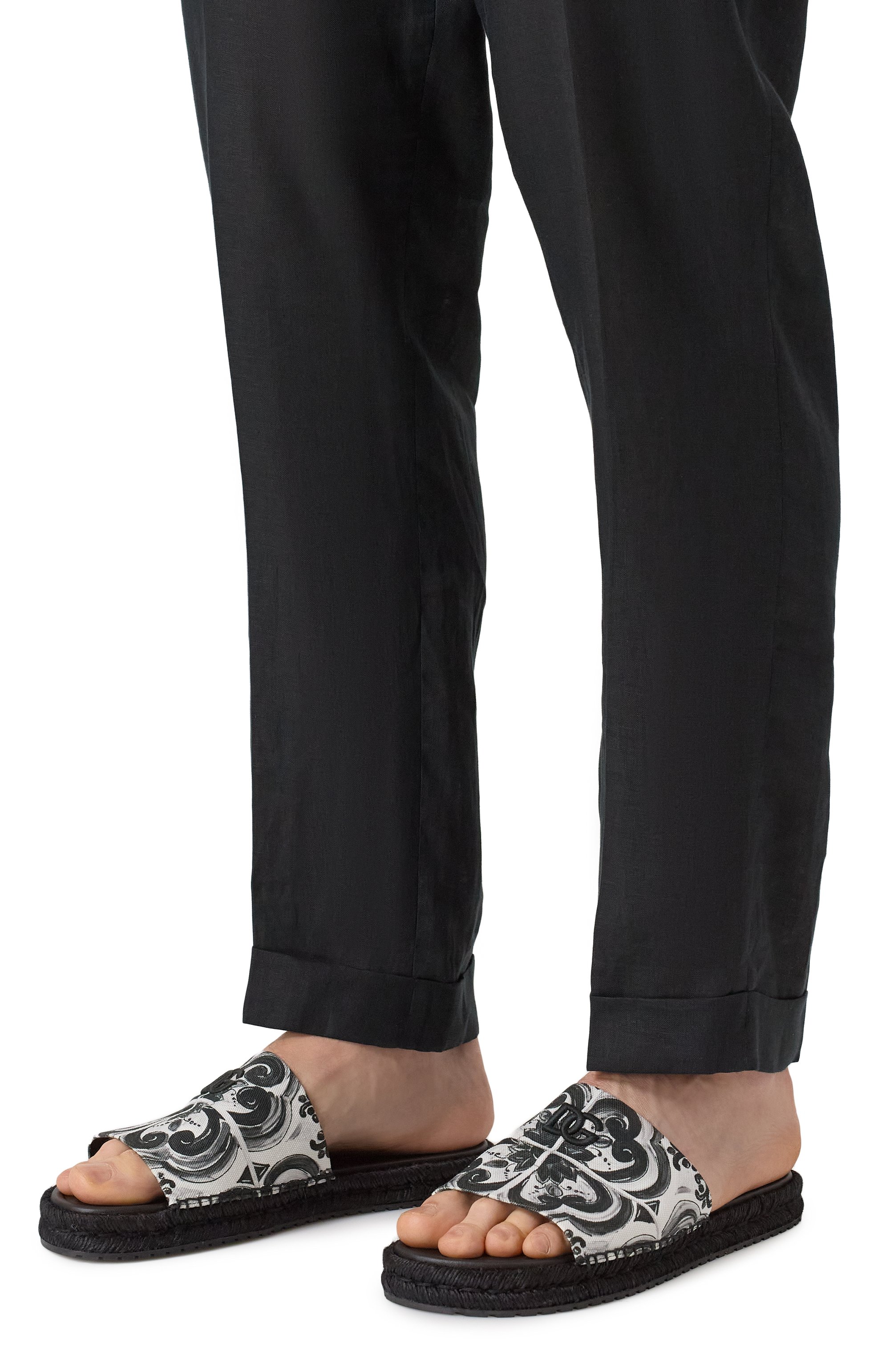 Комбин�ированные шлепанцы DOLCE & GABBANA, арт. A80544/AJ235, фото 3