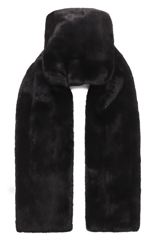 Меховой шарф из норки VICTORIA KUSENKOVA 502800002030 Чёрный 502800002030