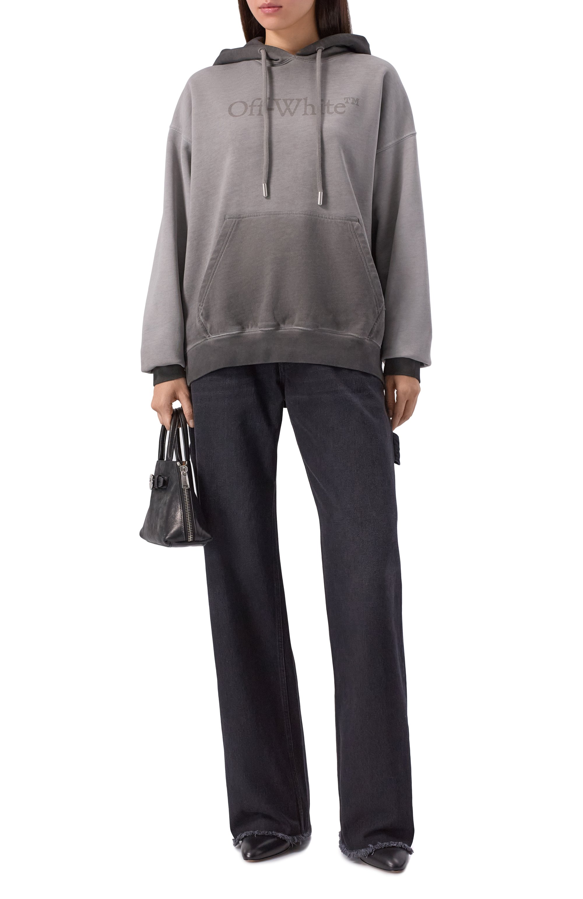 Хлопковое худи OFF-WHITE, арт. 0WBB06DF25FLE001, фото 2