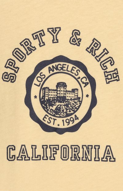 Хлопковый лонгслив SPORTY AND RICH, арт. T0054606508YE25, фото 3