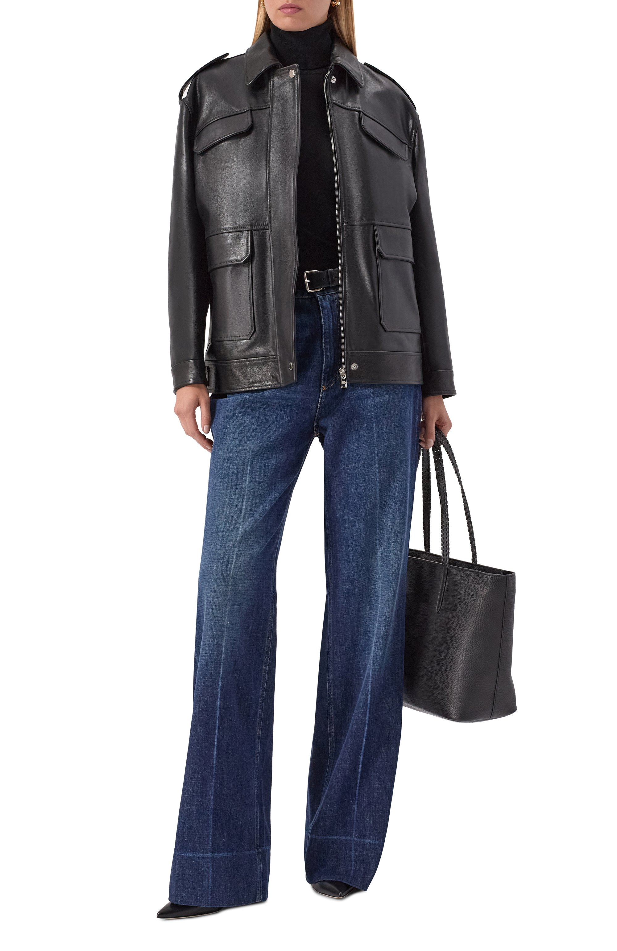 Кожаная куртка DOLCE & GABBANA, арт. F9S77L/HULV0, фото 2