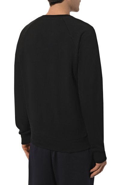 Хлопковый свитшот BALMAIN, арт. AH0JQ005BB04, фото 4